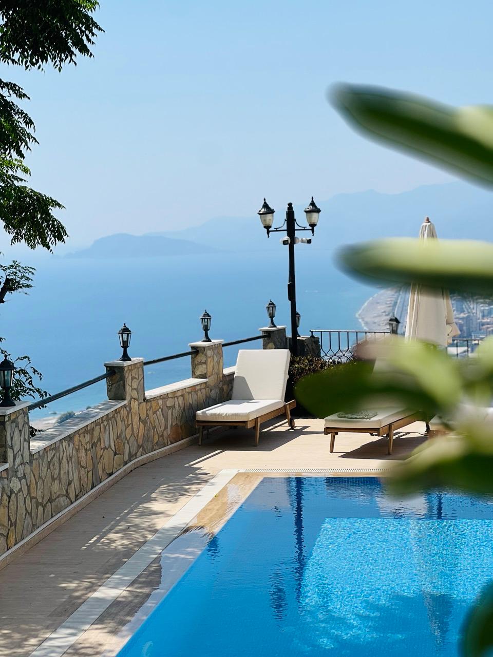 Vila Marbela, pool with sea view